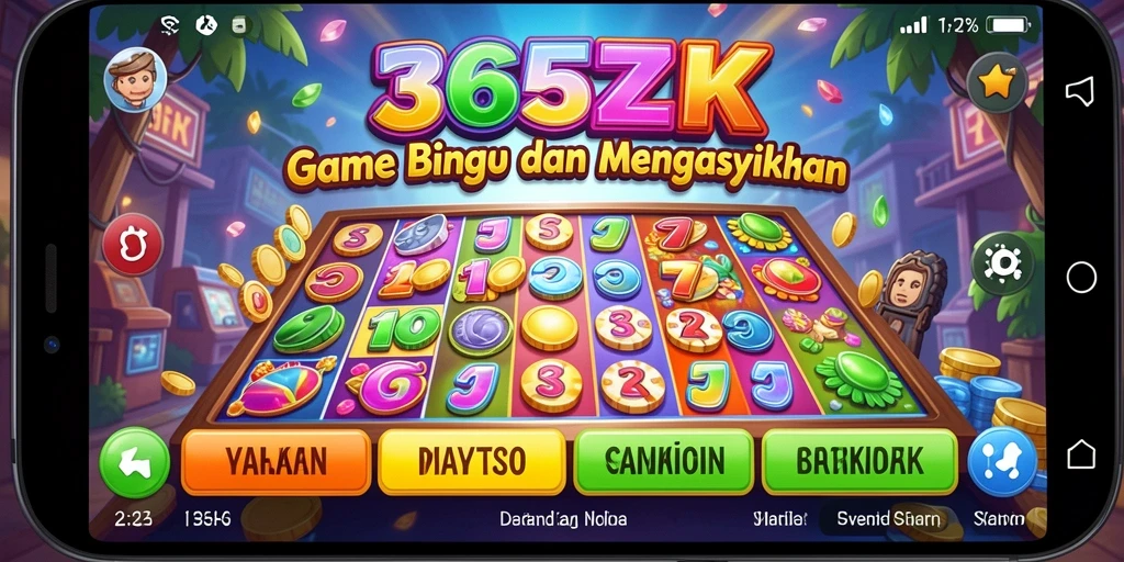 Tangkapan layar gameplay Bingo di 365ZK yang menarik dan interaktif.