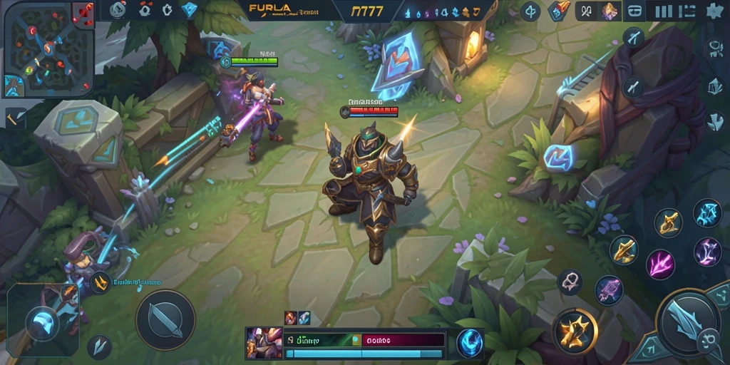 Tampilan gameplay seru dan dinamis di FURLA77.