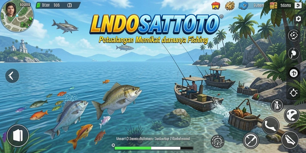 Tangkapan ikan besar dalam LNDOSATTOTO dengan grafis memukau.
