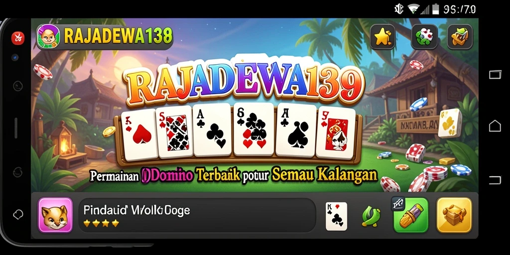Screenshot gameplay <strong>RAJADEWA138</strong> yang menampilkan aksi seru permainan Domino.