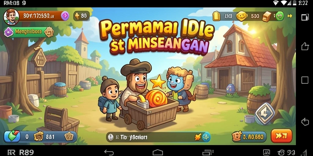 Screenshot permainan RR89 menampilkan gameplay Idle yang menarik.