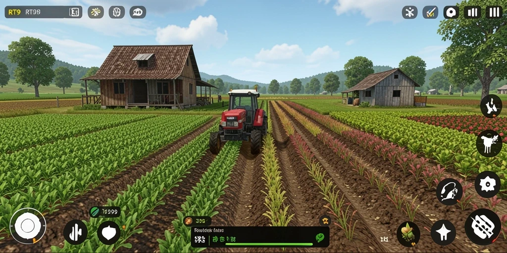 Tangkap momen seru gameplay bertani di RT99.