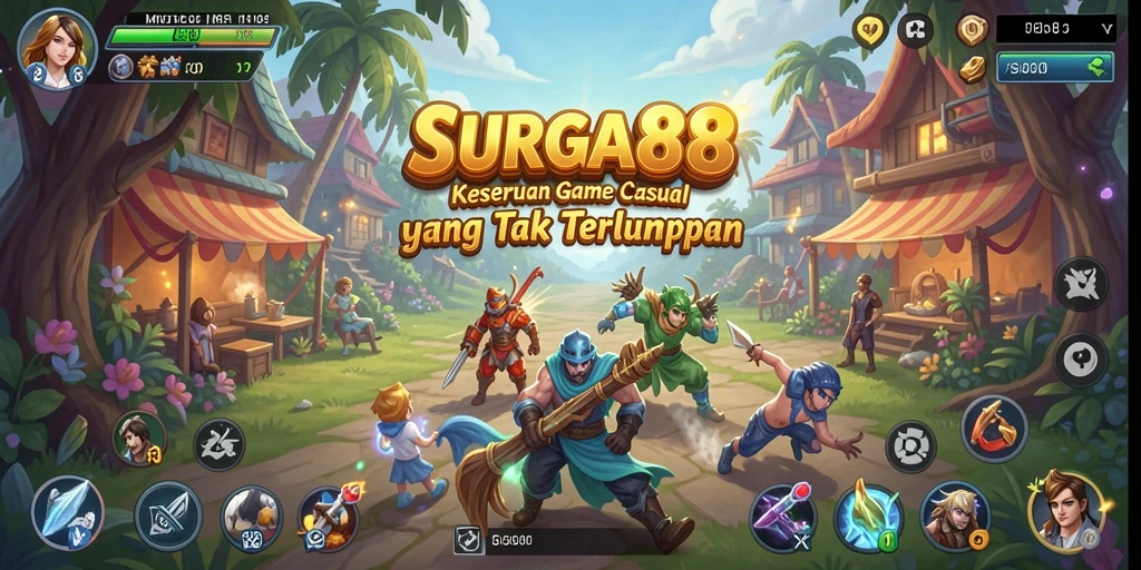 Tampilan menarik dari gameplay SURGA88 yang seru dan menantang.