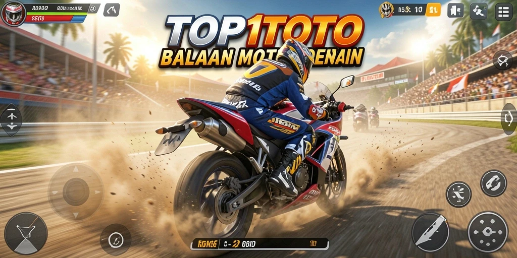 Gameplay seru balapan motor di TOP1TOTO.